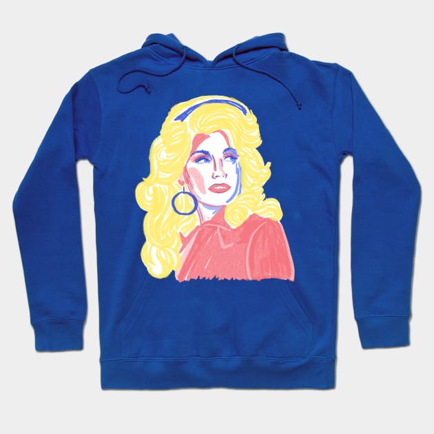 Dolly Parton Hoodie by rusty lady